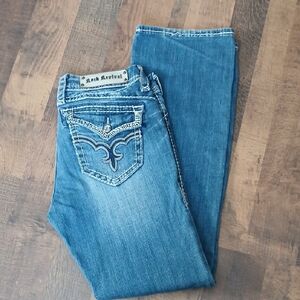 Rock Revival Women's Classic "May" Boot Cut Jeans Sz 28
